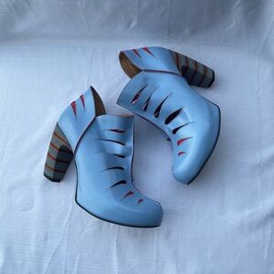 John Fluevog Modotti teardrop cutout heels 8.5